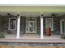 Front porch construction