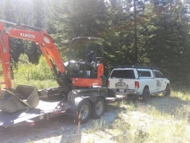 Excavation and foundation work