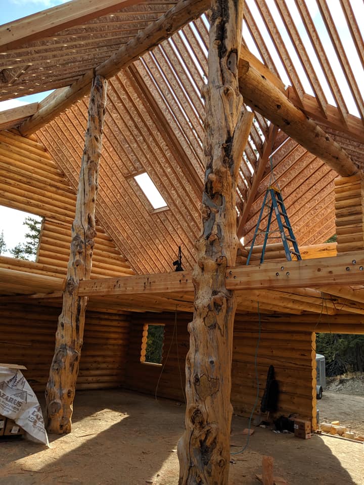 Log structural support