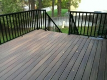 Porch deck construction
