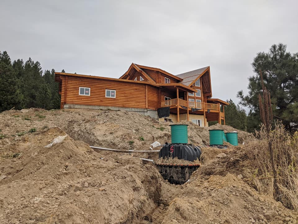 Septic system installation